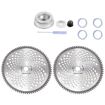 Carbide Tip Brush Blades with the Universal Adapter Kit - for Cutter, Trimmer, Weed Eater Made From Premium Stainless
Carbide Tip Brush Blades with the Universal Adapter Kit - for Cutter, Trimmer, Weed Eater Made From Premium Stainless