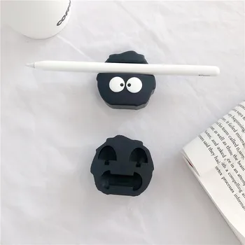 For Apple Pencil 1 st 2 nd Generation Touch Pen Stylus base capacitive pen case Black Totoro Briquettes Silicone Pencil base 
For Apple Pencil 1 st 2 nd Generation Touch Pen Stylus base capacitive pen case Black Totoro Briquettes Silicone Pencil base