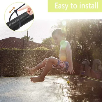 Trampoline Sprinkler Outdoor Kids Water Sprinkler Outdoor Misting Misters Cooling System Summer Water Fun for Children
Trampoline Sprinkler Outdoor Kids Water Sprinkler Outdoor Misting Misters Cooling System Summer Water Fun for Children
