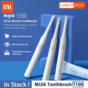 Xiaomi mijia T100 Sonic Electric Toothbrush Adult Waterproof Ultrasonic automatic Toothbrush USB Rechargeable
Xiaomi mijia T100 Sonic Electric Toothbrush Adult Waterproof Ultrasonic automatic Toothbrush USB Rechargeable