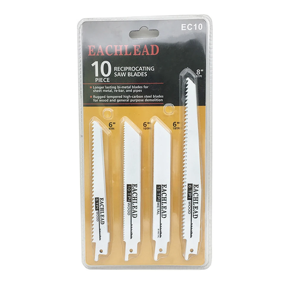 High Carbon Steel Reciprocating Saw Blade Set Wood MetalCutting Jig Saw Jigsaw Blades For Woodworking Tool
High Carbon Steel Reciprocating Saw Blade Set Wood MetalCutting Jig Saw Jigsaw Blades For Woodworking Tool