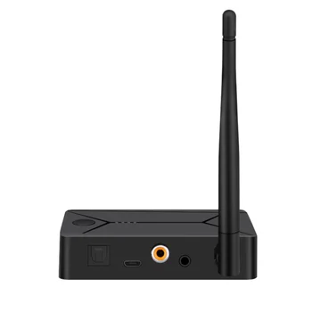 Bluetooth 5.0 Wireless audio bluetooth transmitter Wireless adapter 3.5mm coaxial optical fiber Input For TV PC earphone headset 
Bluetooth 5.0 Wireless audio bluetooth transmitter Wireless adapter 3.5mm coaxial optical fiber Input For TV PC earphone headset