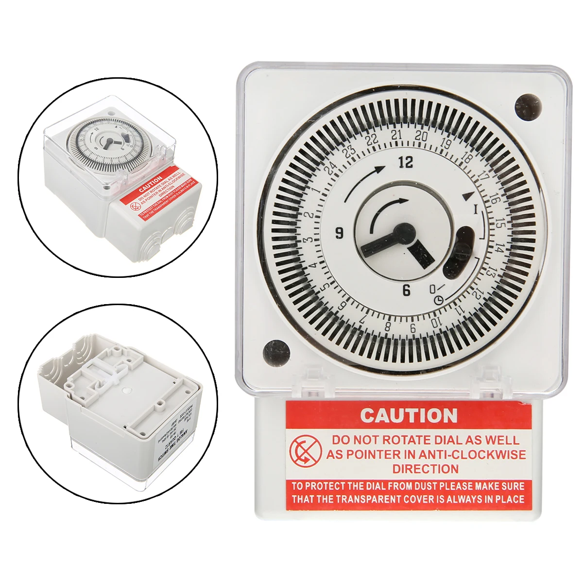 1pc 24 Hour Recycling Mechanical Immersion Heater Timer Switch Socket Box Timer Relays 15 Minute Timing Intervals 16A
1pc 24 Hour Recycling Mechanical Immersion Heater Timer Switch Socket Box Timer Relays 15 Minute Timing Intervals 16A