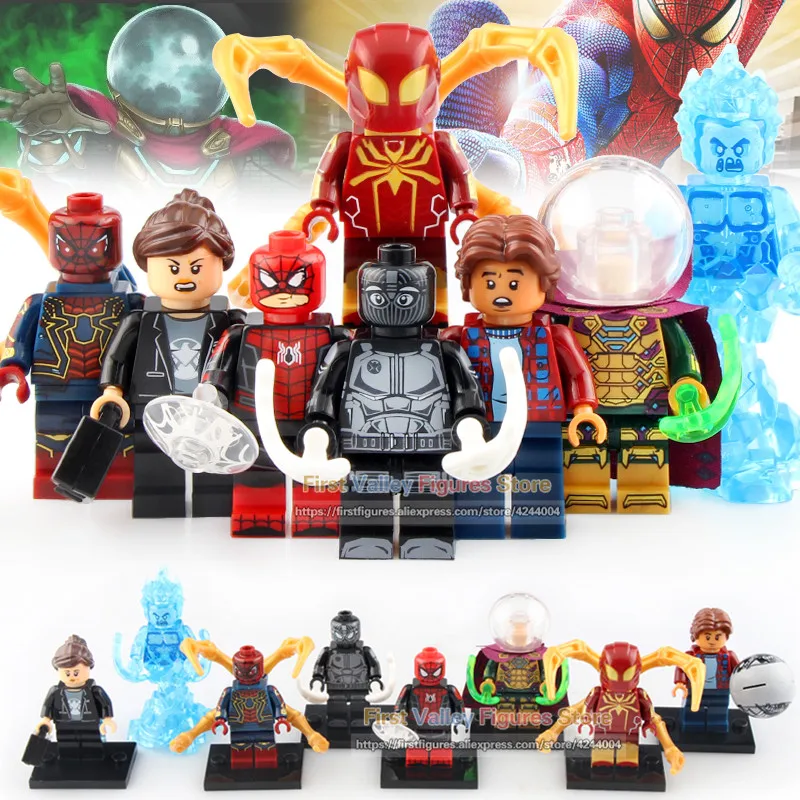 Single Sale Spiderman Movie Far From Home Building Blocks Mysterio Maria Hill Hydro Figures Model Gift For Children Toys X0266
Single Sale Spiderman Movie Far From Home Building Blocks Mysterio Maria Hill Hydro Figures Model Gift For Children Toys X0266