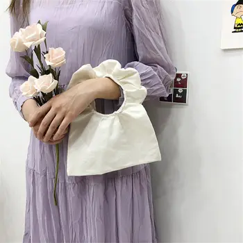 2020 spring and summer new canvas bag ins wind fold ruffled shoulder shoulder bag mini dumpling bag clutch
2020 spring and summer new canvas bag ins wind fold ruffled shoulder shoulder bag mini dumpling bag clutch