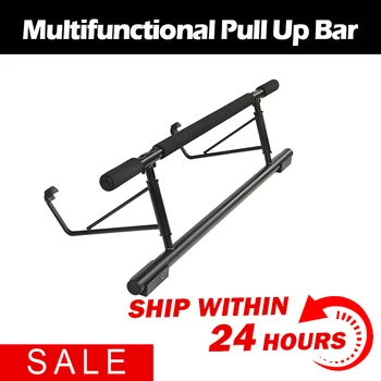 Horizontal Bar Pull-ups Multifunctional Door Fitness Device Fitness Exercise Tool Gym Accessory for Home Doorway (Black)
Horizontal Bar Pull-ups Multifunctional Door Fitness Device Fitness Exercise Tool Gym Accessory for Home Doorway (Black)