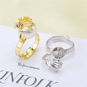 Classic Sterling Silver 925 Adjustable Ring Accessories Women Wedding Pearl Simple Silver Zircon Ring Jewelry
Classic Sterling Silver 925 Adjustable Ring Accessories Women Wedding Pearl Simple Silver Zircon Ring Jewelry
