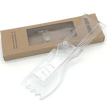 360 degree Rotatable Beard Shaping Tool Template Beard Comb Multi-liner Beard Shaper Shaving & Hair Removal Razor Tool for Men 
360 degree Rotatable Beard Shaping Tool Template Beard Comb Multi-liner Beard Shaper Shaving & Hair Removal Razor Tool for Men