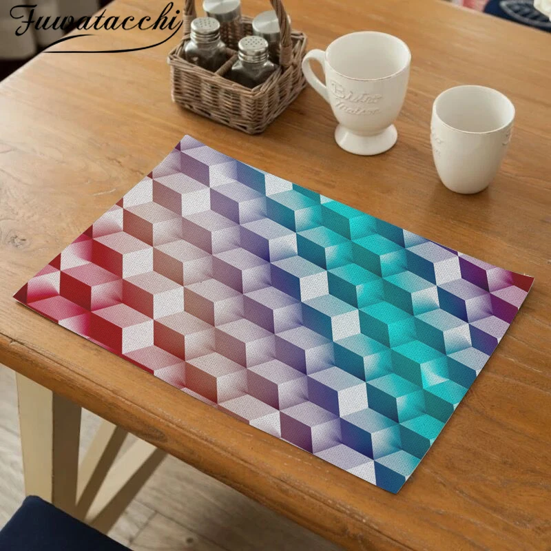 Fuwatacchi Simple High-quality Tableware Mat Napkin Towels Dining Table Mats Cotton Placemats Plate Mat Coasters Accessories
Fuwatacchi Simple High-quality Tableware Mat Napkin Towels Dining Table Mats Cotton Placemats Plate Mat Coasters Accessories