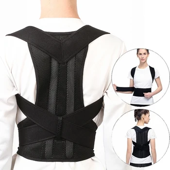 Adult Back Posture Corrector Shoulder Lumbar Brace Spine Support Belt Adjustablet Waist Trainer Correction Belt Body Shaper
Adult Back Posture Corrector Shoulder Lumbar Brace Spine Support Belt Adjustablet Waist Trainer Correction Belt Body Shaper