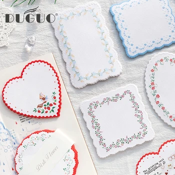 DUGUOI cute stationery garden Ono note paper creative small fresh and cute hand account base border material paper cute memo
DUGUOI cute stationery garden Ono note paper creative small fresh and cute hand account base border material paper cute memo