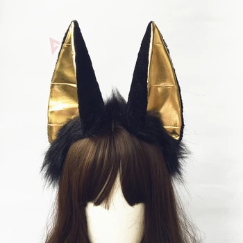 New Handmade Work Game Beast Cattle Ears Hairhoop Hairbands Black Headwear For Cosplay Costume Accessories
New Handmade Work Game Beast Cattle Ears Hairhoop Hairbands Black Headwear For Cosplay Costume Accessories