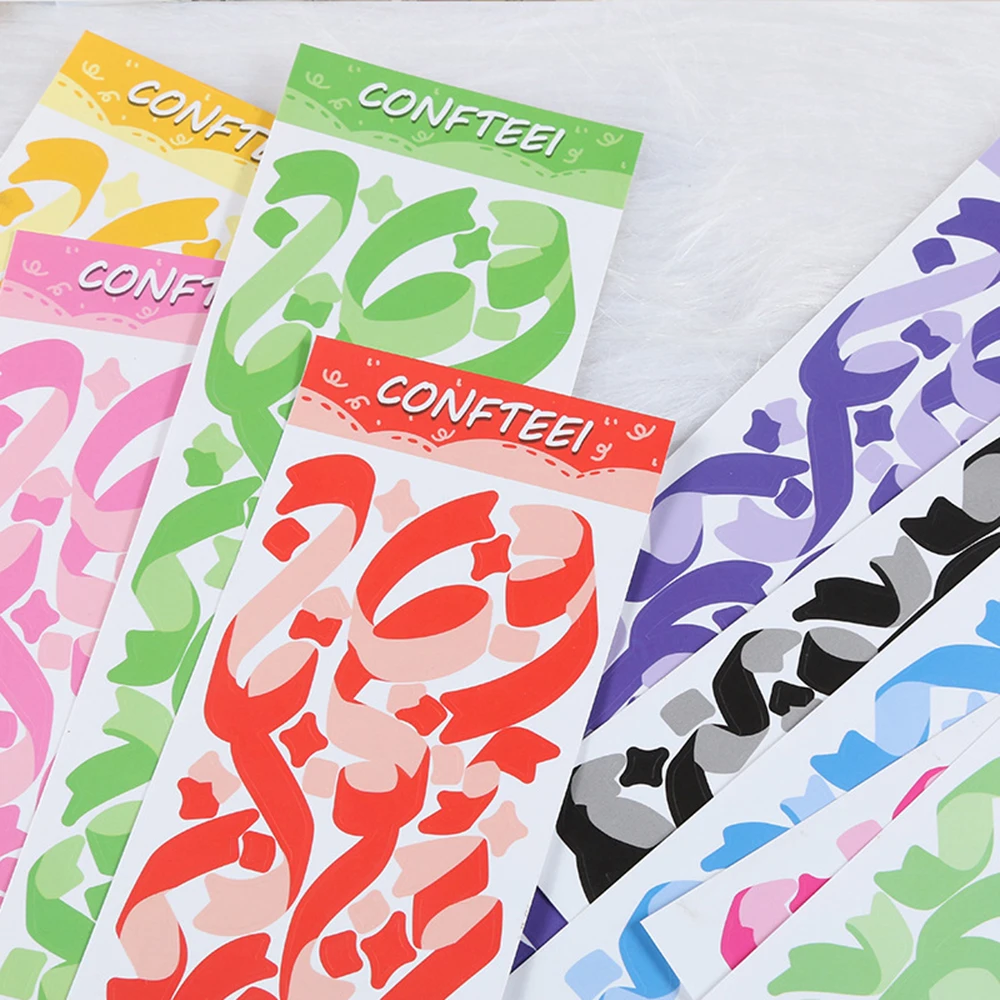 1pcs Sweet Ribbon Series Long Strip Kawaii Stickers Ribbon Photo Album Decoration Scrapbooking DIY Label School Supplies
1pcs Sweet Ribbon Series Long Strip Kawaii Stickers Ribbon Photo Album Decoration Scrapbooking DIY Label School Supplies