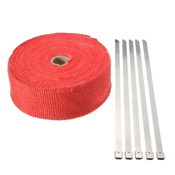 15m x 5cm x 1.5mm Car Motorcycle Thermal Stainless Ties Incombustible Turbo Manifold Heat Exhaust Wrap Tape
15m x 5cm x 1.5mm Car Motorcycle Thermal Stainless Ties Incombustible Turbo Manifold Heat Exhaust Wrap Tape
