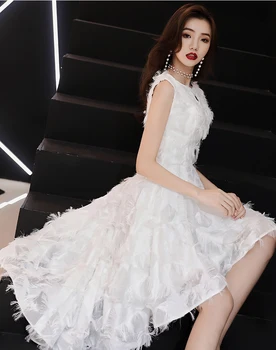 White Women O-Neck Mini Party Dress Fashion Wedding Banquet Bride Evening Prom Short Sleeve Elegant Gown Vestido XS-3XL
White Women O-Neck Mini Party Dress Fashion Wedding Banquet Bride Evening Prom Short Sleeve Elegant Gown Vestido XS-3XL