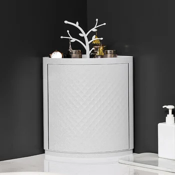 Multi-function Storage Rack 360 Degree Rotating Triangular Shelf for Bathroom Corner DNJ998
Multi-function Storage Rack 360 Degree Rotating Triangular Shelf for Bathroom Corner DNJ998