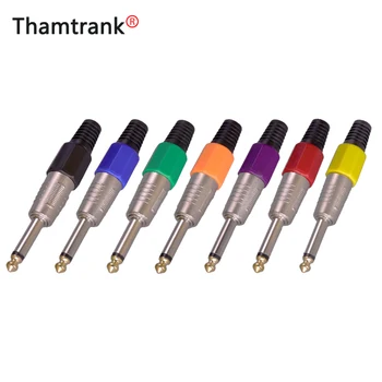 10PCS 6 Corner MONO/Stereo Jack 6.35 Wire connector Audio Speaker 6.35mm TS TRS Amplifier Microphone Plug Nickel Plated
10PCS 6 Corner MONO/Stereo Jack 6.35 Wire connector Audio Speaker 6.35mm TS TRS Amplifier Microphone Plug Nickel Plated