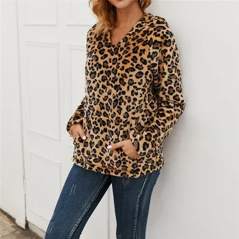 Arrival Women Hoodies Vintage Leopard Zip Sweatshirts Autumn Winter Pullover Long Sleeve Jumper Tops Ladies Casual Clothes O31
Arrival Women Hoodies Vintage Leopard Zip Sweatshirts Autumn Winter Pullover Long Sleeve Jumper Tops Ladies Casual Clothes O31