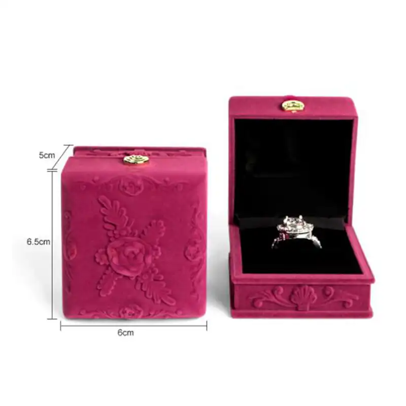 box bracelet storage case rose red valentines day wedding gift