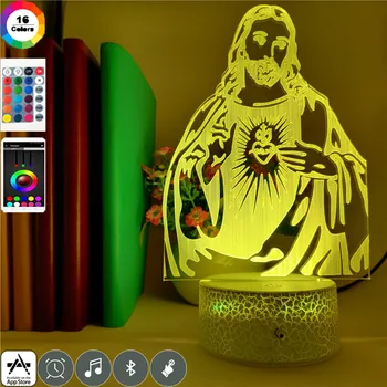 Smart Phone Control Led Night Light Jesus Model Home Party Docoration Friends Suprise Holiday Gifts Child Toy Light
Smart Phone Control Led Night Light Jesus Model Home Party Docoration Friends Suprise Holiday Gifts Child Toy Light