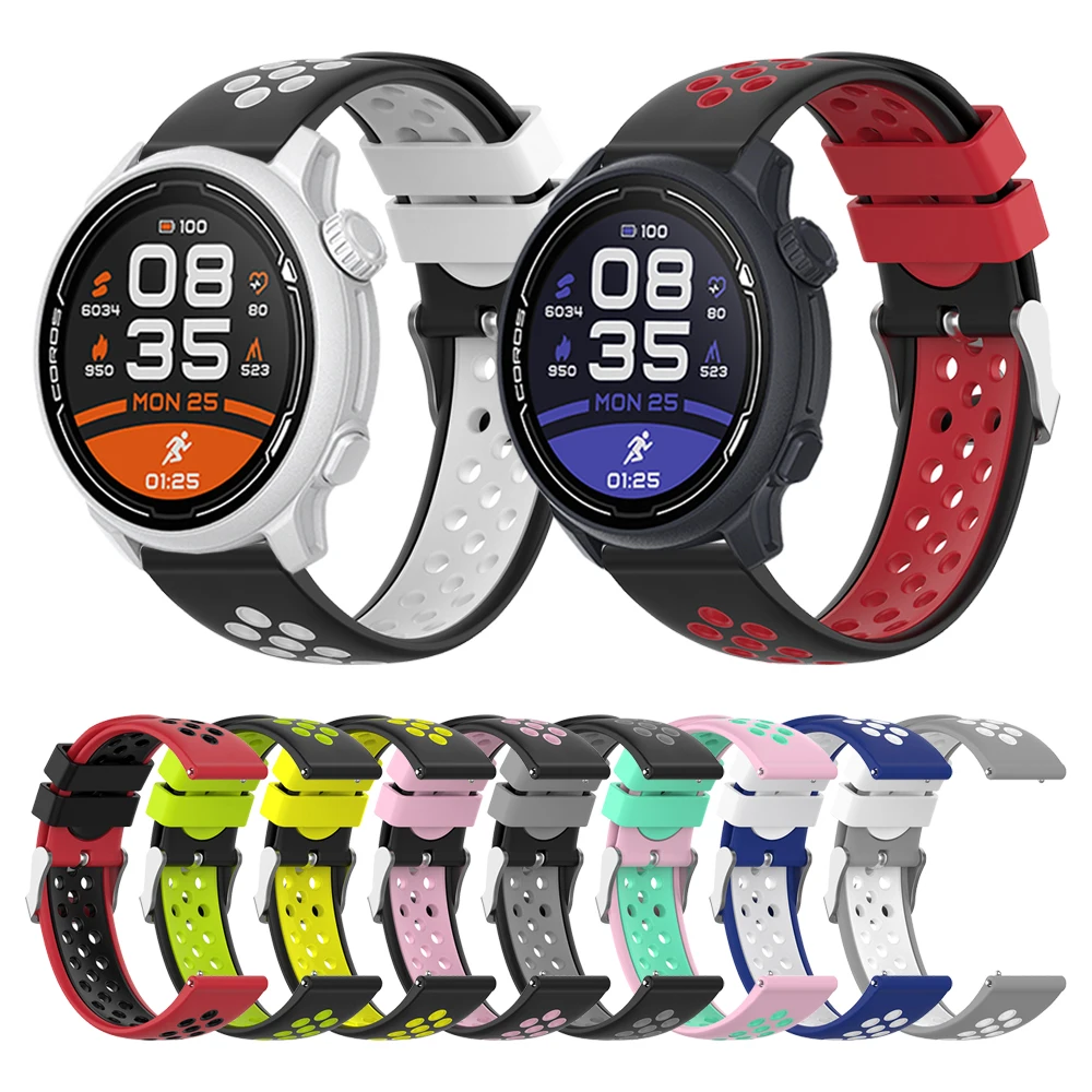 Colorful Sports Silicone Strap For COROS PACE 2 / APEX Pro / 46mm Smartwatch Band Replacement Bracelet Watchband Accessories
Colorful Sports Silicone Strap For COROS PACE 2 / APEX Pro / 46mm Smartwatch Band Replacement Bracelet Watchband Accessories