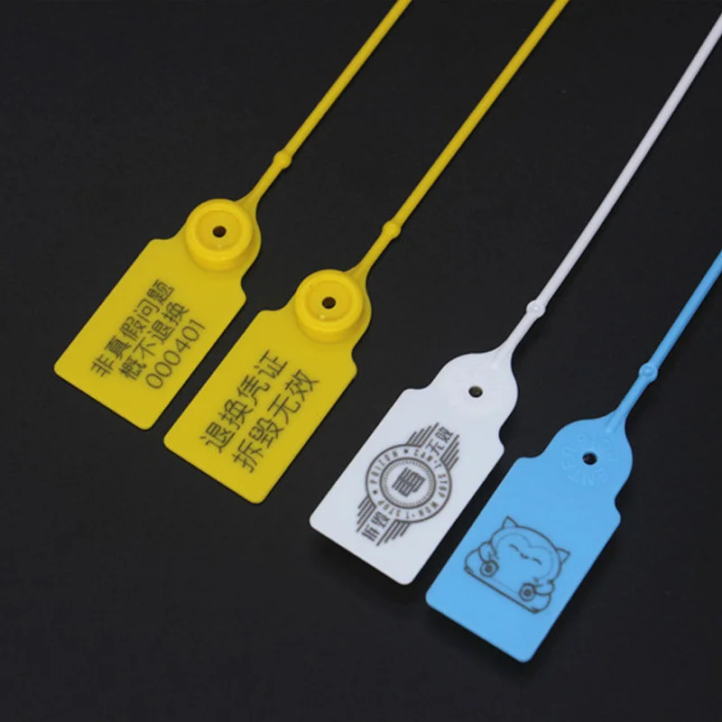100Pcs Plastic Security Tags Seals Labels Disposable Nylon Cable Ties Anti-Tamper Customizable Pull-Tite Logistics Clothes Shoes
100Pcs Plastic Security Tags Seals Labels Disposable Nylon Cable Ties Anti-Tamper Customizable Pull-Tite Logistics Clothes Shoes