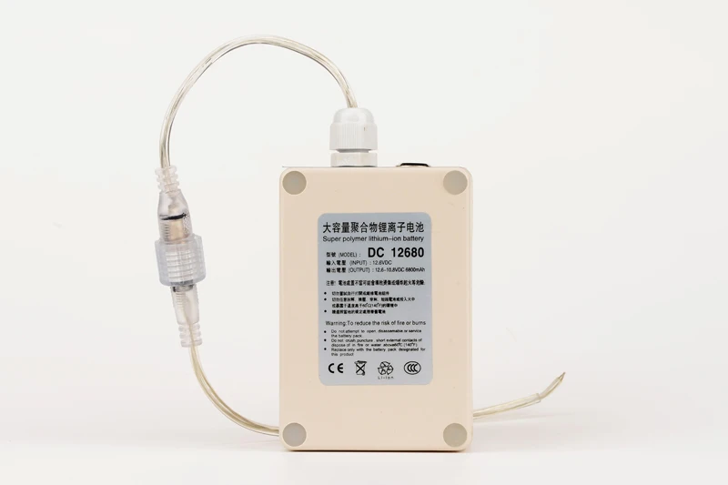 Portable Waterproof 12V 6800mah Super Powerful Rechargeable Li-ion Battery Lithium-ion Batteries Pack For CCTV Camera DC 12680
Portable Waterproof 12V 6800mah Super Powerful Rechargeable Li-ion Battery Lithium-ion Batteries Pack For CCTV Camera DC 12680