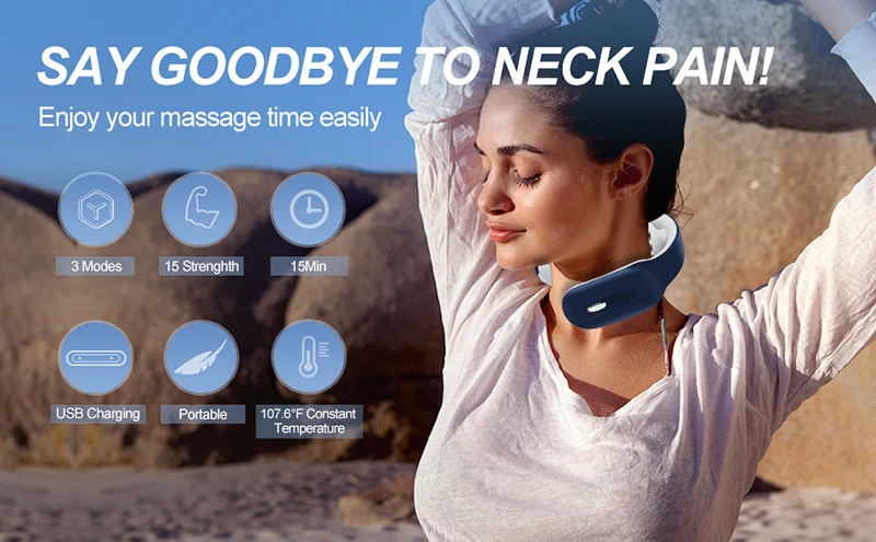 Best Smart Electric Neck And Shoulder Massager - Pain Relief