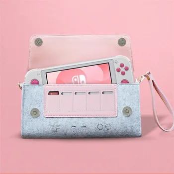 In Stock Pink Nintendo Switch Switch Lite Case Leather Felt Storage Bag NS Game Console Portable Carrying Cases
In Stock Pink Nintendo Switch Switch Lite Case Leather Felt Storage Bag NS Game Console Portable Carrying Cases