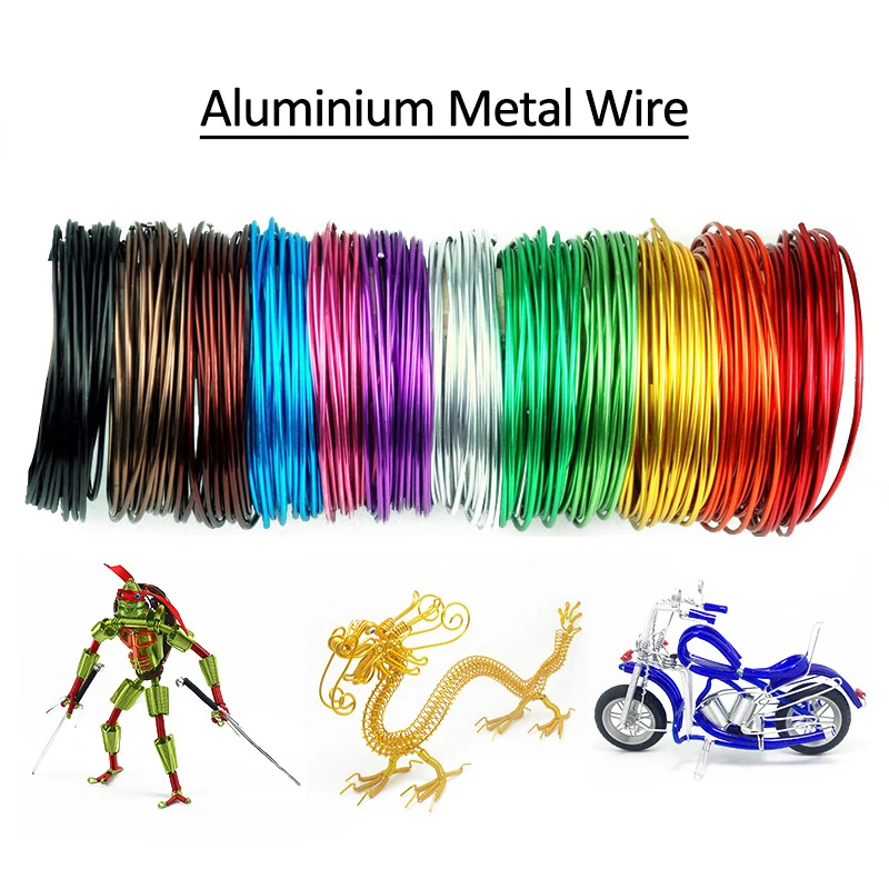5meter Dia 2mm Aluminum Wire Cord Chain Jewelry Findings For Making DIY Craft All Sizes Colors Beads|Ювелирная фурнитура и
