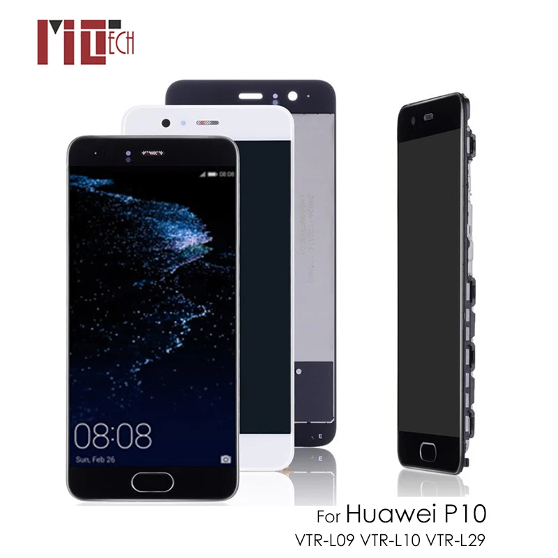 5.1'' LCD Display For Huawei P10 VTR-L09 VTR-L10 VTR-L29 Touch Screen Digitizer Assembly Replacement No Frame +Fingerprint
5.1'' LCD Display For Huawei P10 VTR-L09 VTR-L10 VTR-L29 Touch Screen Digitizer Assembly Replacement No Frame +Fingerprint