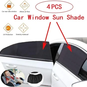 4Pcs Car Window Cover Sunshade Car Side Sun Shade Curtain UV Protection Shield Pair Visor Mesh Solar Mosquito Dust Protection
4Pcs Car Window Cover Sunshade Car Side Sun Shade Curtain UV Protection Shield Pair Visor Mesh Solar Mosquito Dust Protection