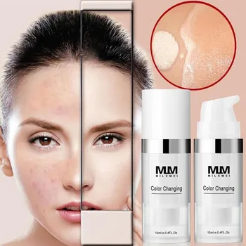 12ml Temperature Change Complexion Liquid Foundation Cream Concealer Hydrating Makeup Coverage Base Cosmetics Primer
12ml Temperature Change Complexion Liquid Foundation Cream Concealer Hydrating Makeup Coverage Base Cosmetics Primer