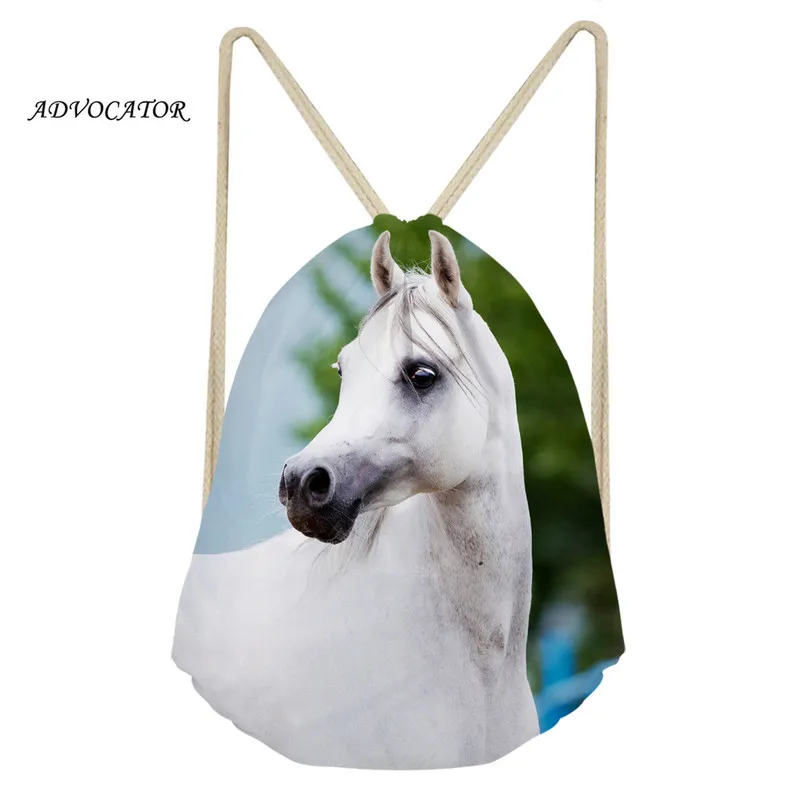 Man Drawstring Bag Horse 3D Pattern String Backpack Girls Daily Storage Shoes Bag for Custom Logo Worek Plecak Sznurek
Man Drawstring Bag Horse 3D Pattern String Backpack Girls Daily Storage Shoes Bag for Custom Logo Worek Plecak Sznurek