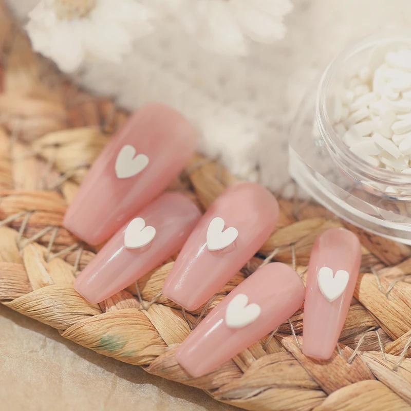 2021New 1 Box Nail Glitter Flakes Sparkly 3D Acrylic White Color Love Heart Manicure Nails Art Decorations D049
2021New 1 Box Nail Glitter Flakes Sparkly 3D Acrylic White Color Love Heart Manicure Nails Art Decorations D049