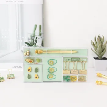 Aesthete Avocado Green Stationery Set Metal Ballpoint Pen Paper Clip Binder Clips Bookmark Exquisite Gift Box
Aesthete Avocado Green Stationery Set Metal Ballpoint Pen Paper Clip Binder Clips Bookmark Exquisite Gift Box