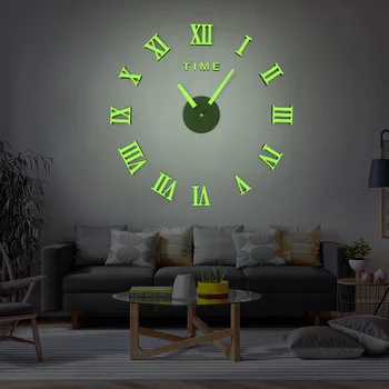 Retro DIY acrylic clock mirror sticker table wall large wall clock simple handmade creative clock home decoration
Retro DIY acrylic clock mirror sticker table wall large wall clock simple handmade creative clock home decoration