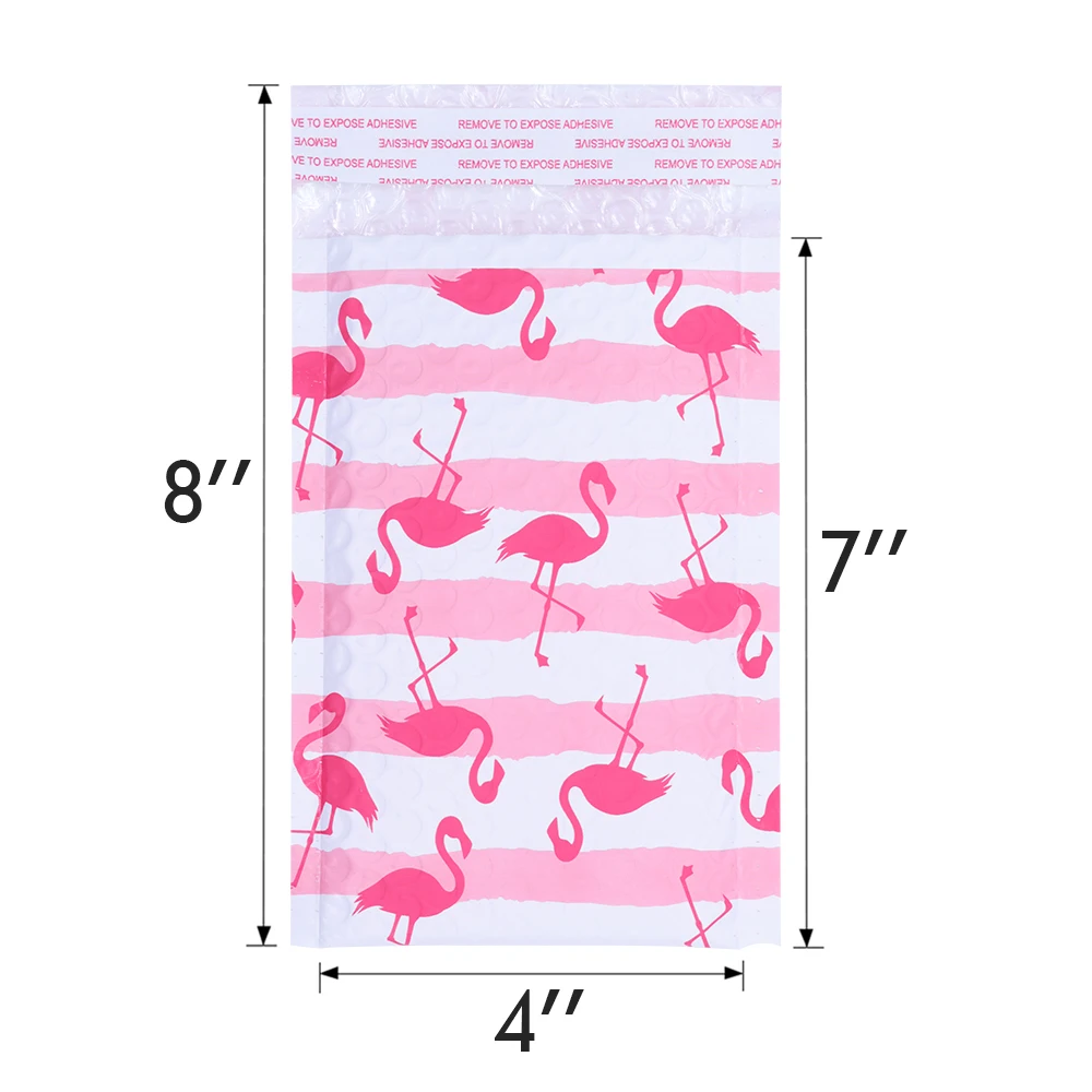 Rapidy 10PCS/Pack 120x180mm 4x7inch Creative Flamingo Design Poly Bubble Mailers Shipping Envelopes Boutique Custom Gift Bags
Rapidy 10PCS/Pack 120x180mm 4x7inch Creative Flamingo Design Poly Bubble Mailers Shipping Envelopes Boutique Custom Gift Bags
