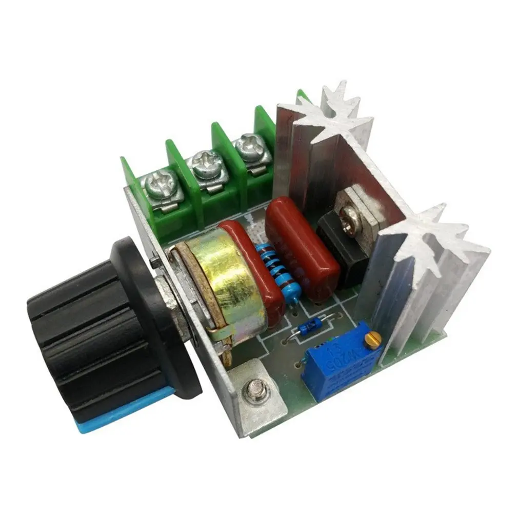 2000W SCR Voltage Regulator Dimming Dimmers Motor Speed Controller Thermostat Electronic Voltage Regulator Module
2000W SCR Voltage Regulator Dimming Dimmers Motor Speed Controller Thermostat Electronic Voltage Regulator Module