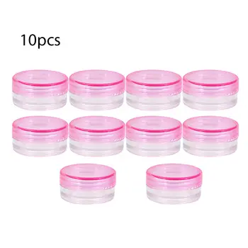 10pcs Cosmetics Jar Box Makeup Cream Refillable Bottle Storage Container Round Empty Bottle Portable Plastic Transparent Case
10pcs Cosmetics Jar Box Makeup Cream Refillable Bottle Storage Container Round Empty Bottle Portable Plastic Transparent Case