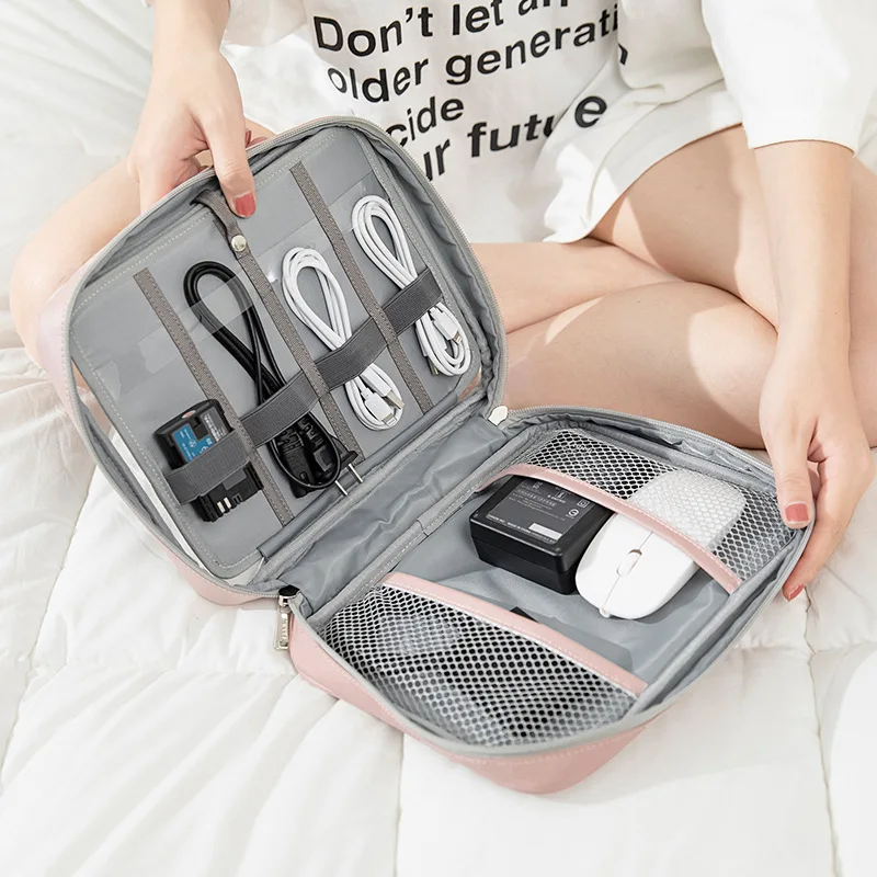 Waterproof Travel Digital Storage Pouch Data Cable Charger Gadget Organizer U Disk Transparent Cosmetics Zipper Bag Accessories
Waterproof Travel Digital Storage Pouch Data Cable Charger Gadget Organizer U Disk Transparent Cosmetics Zipper Bag Accessories