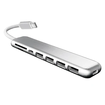 8-In-1 Type C Hub Adapter USB 3.0 Splitter Expansion for /Huawei Mate Book/Xiaomi Notebook/Huawei Mate10/ P20
8-In-1 Type C Hub Adapter USB 3.0 Splitter Expansion for /Huawei Mate Book/Xiaomi Notebook/Huawei Mate10/ P20