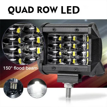 2pcs Set Car LED Work Light Bar 6000K White 120 Degree Floodlight Bulb Off-Road Vehicles Exterior Accessories 72W Lamps
2pcs Set Car LED Work Light Bar 6000K White 120 Degree Floodlight Bulb Off-Road Vehicles Exterior Accessories 72W Lamps