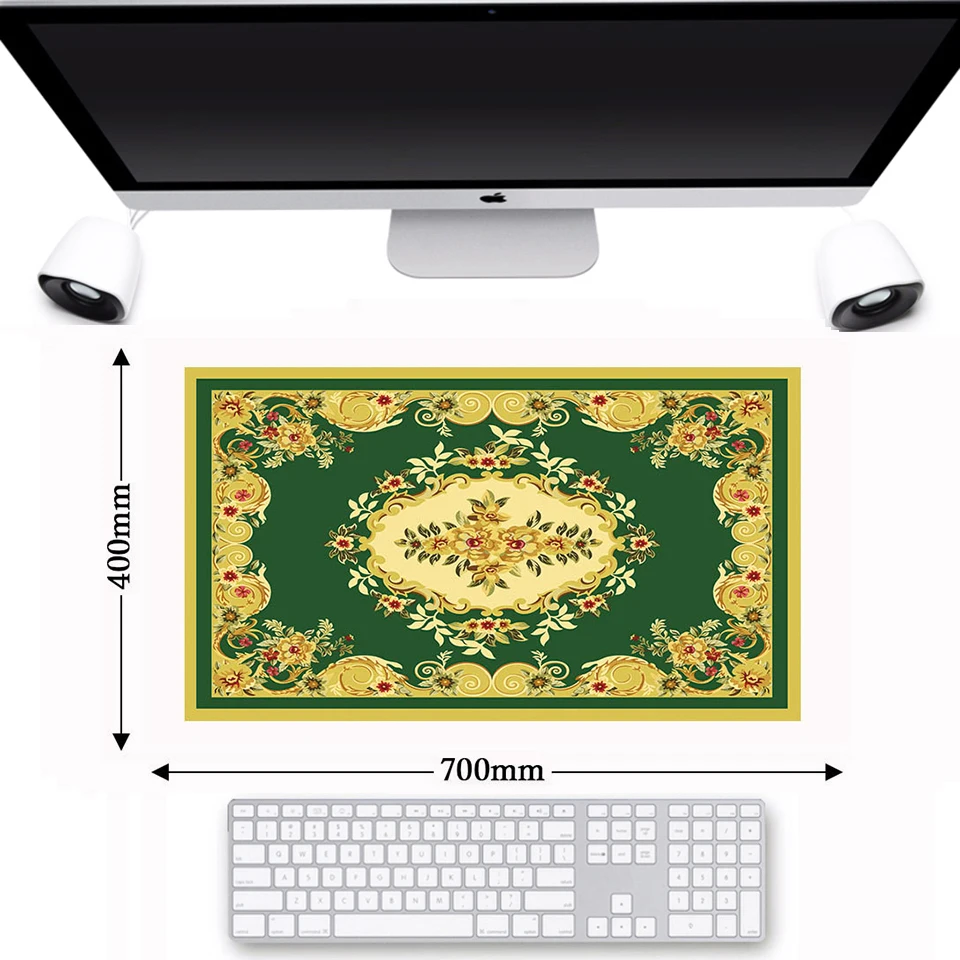 Gaming Retro Style Persian Carpet Laptop Waterproof Mouse Pad Rubber Anti-slip Woven Rug Carpet Decor Craft Muismat 700*400mm
Gaming Retro Style Persian Carpet Laptop Waterproof Mouse Pad Rubber Anti-slip Woven Rug Carpet Decor Craft Muismat 700*400mm