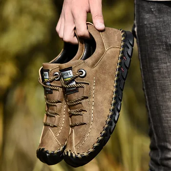 Genuine Leather Men Casual Shoes manual Comfortable Men Fashion Walking Shoes Black Man Soft Flat Footwear Big Size 38-46
Genuine Leather Men Casual Shoes manual Comfortable Men Fashion Walking Shoes Black Man Soft Flat Footwear Big Size 38-46