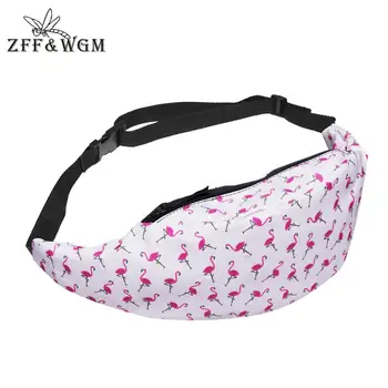 

ZFF&WGm 3D Print Fanny Packs For Women Fashionable Quilted Classic Bum Bag Pink 2020 New Bags For Women Pack Waist Bag