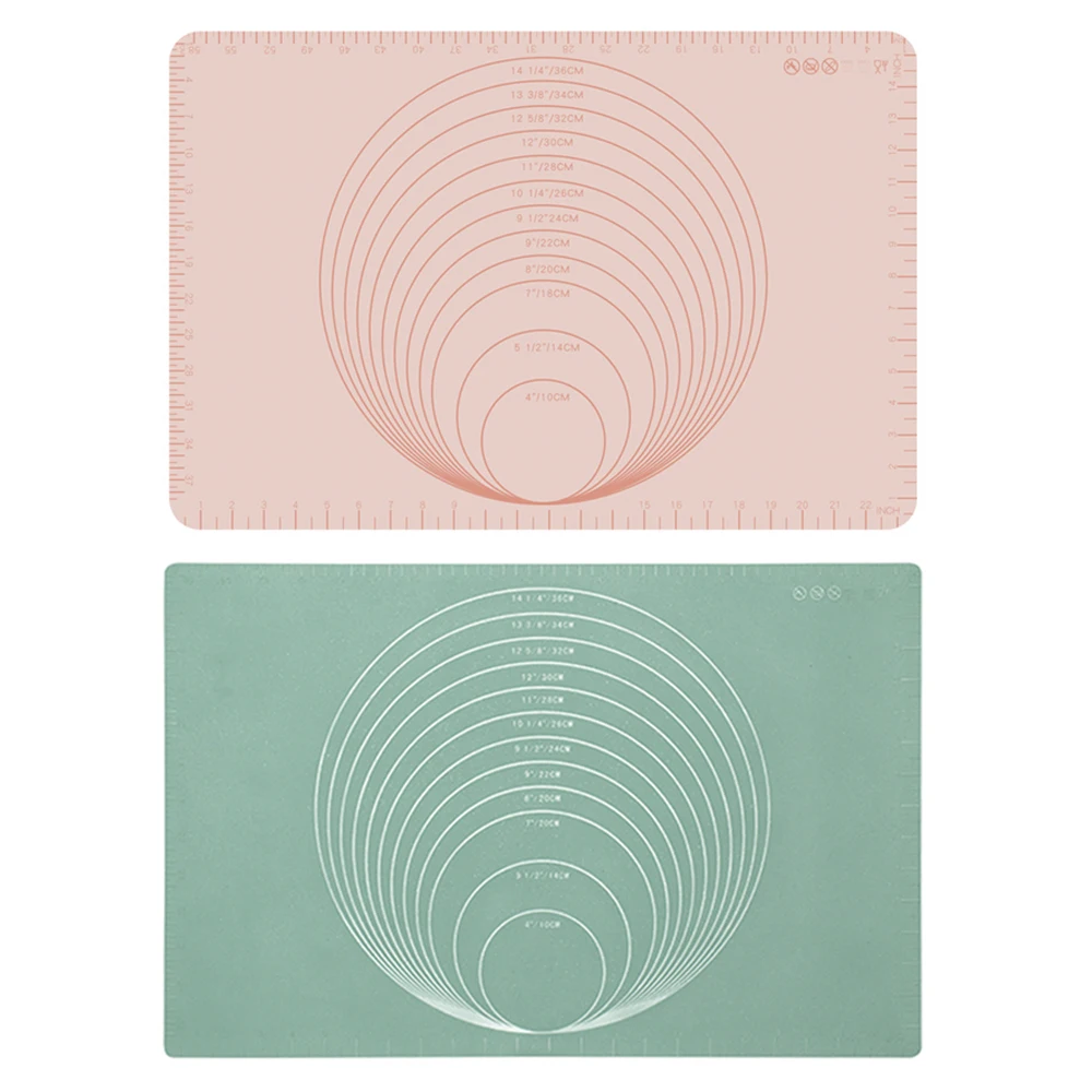 Silicone Heat Resistant Baking Mat Non-Slip Pastry Mat for Rolling Dough, Fondant Mat with Measurements, Large Thick Counter Mat
Silicone Heat Resistant Baking Mat Non-Slip Pastry Mat for Rolling Dough, Fondant Mat with Measurements, Large Thick Counter Mat