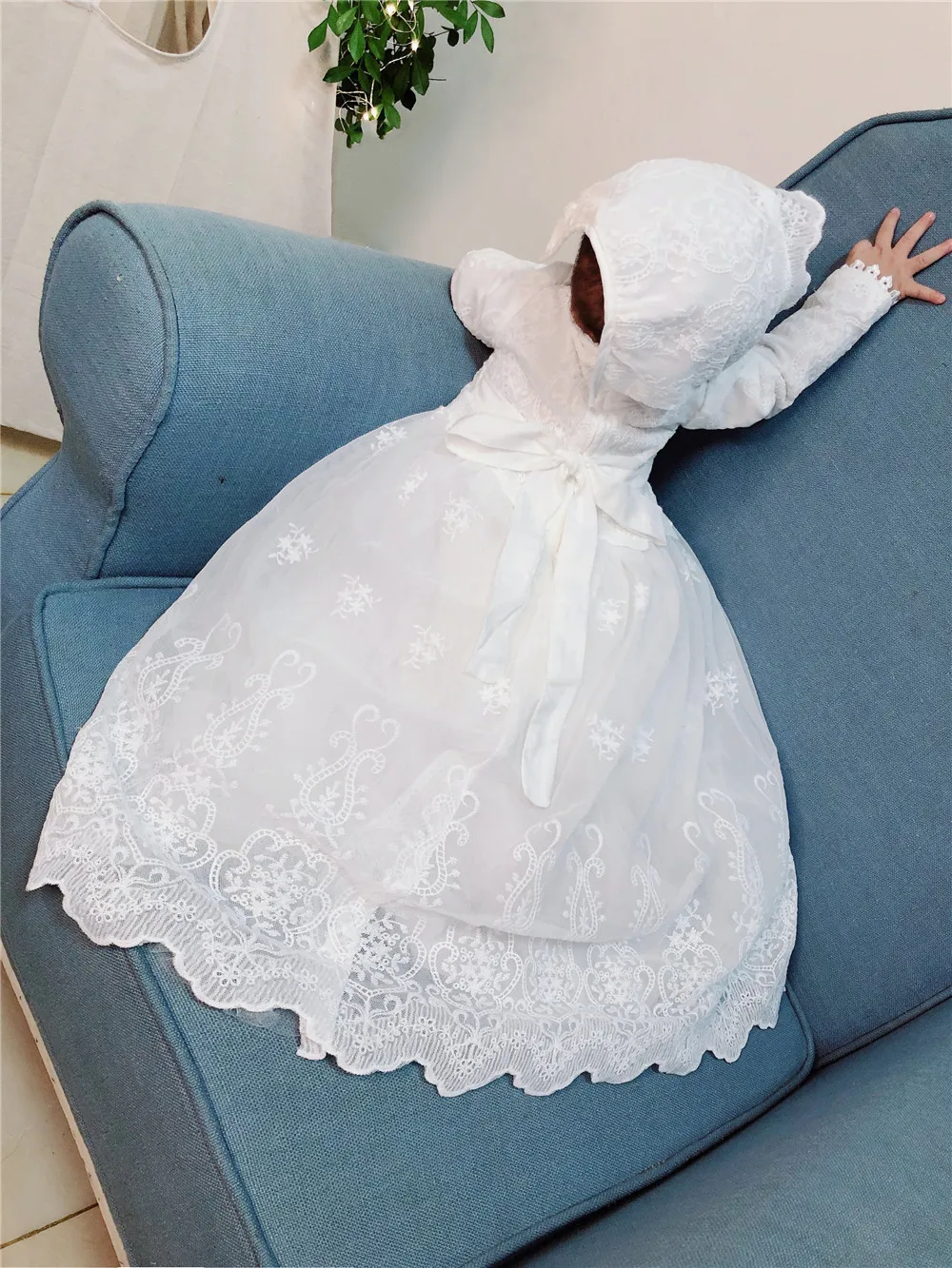 Hot Selling Baby Baptism Gown 2019 New Style Europe And America Baby Children Shirt White Long-sleeved Princess Dress
Hot Selling Baby Baptism Gown 2019 New Style Europe And America Baby Children Shirt White Long-sleeved Princess Dress