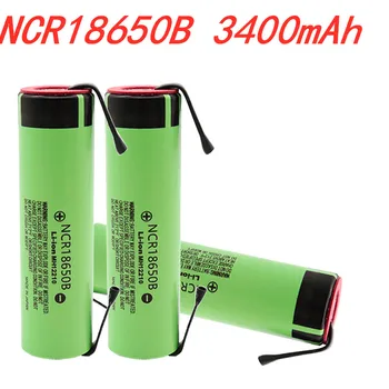 100% original NCR18650B 3.7V 3400mAh 18650 rechargeable lithium battery for 18650 battery + DIY nickel piece
100% original NCR18650B 3.7V 3400mAh 18650 rechargeable lithium battery for 18650 battery + DIY nickel piece