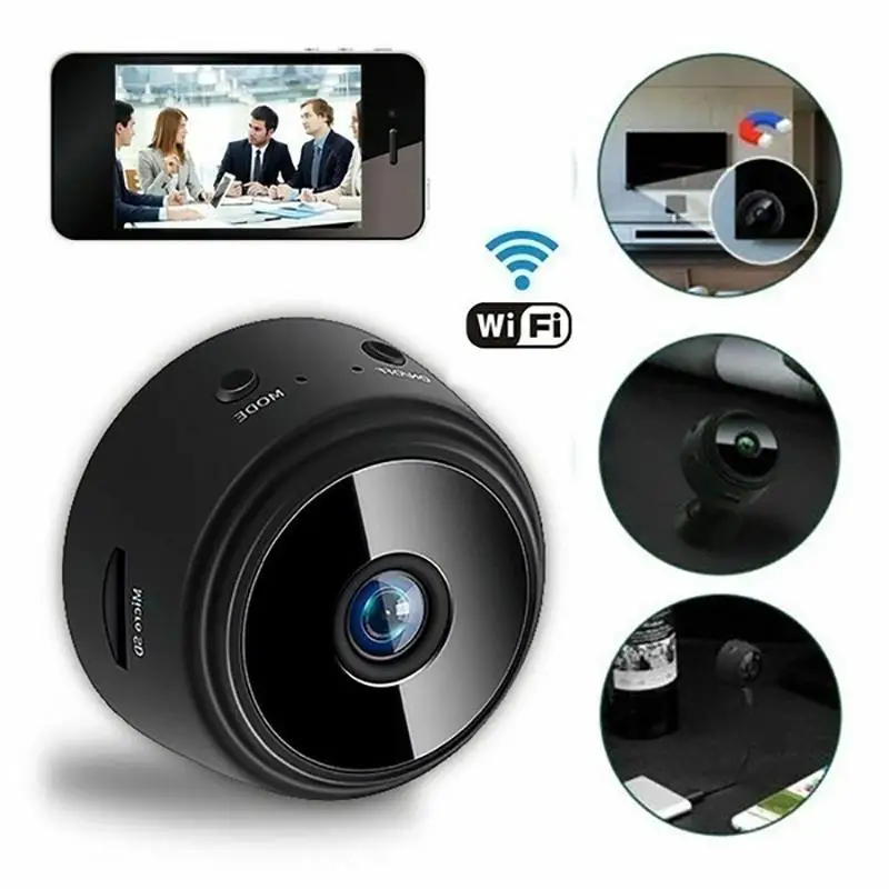 HD 4K/1080P Invisible WiFi Mini Camera Motion Detection+Night Vision Remote Monitoring With Magnetic Holder
HD 4K/1080P Invisible WiFi Mini Camera Motion Detection+Night Vision Remote Monitoring With Magnetic Holder